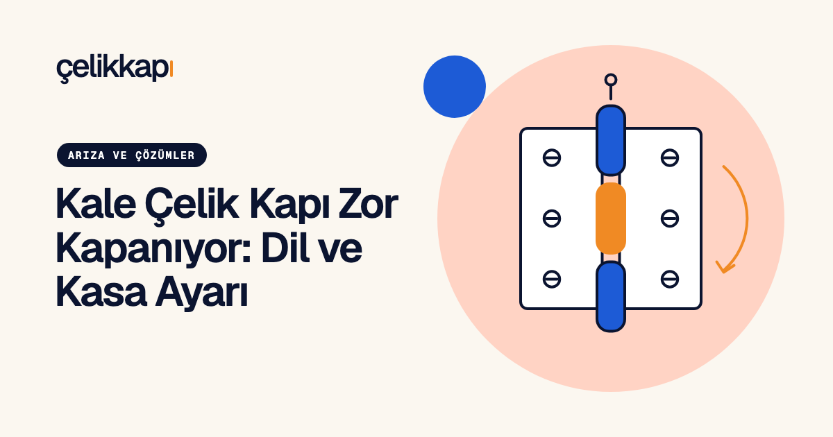 Kale Çelik Kapı Zor Kapanıyor: Dil ve Kasa Ayarı